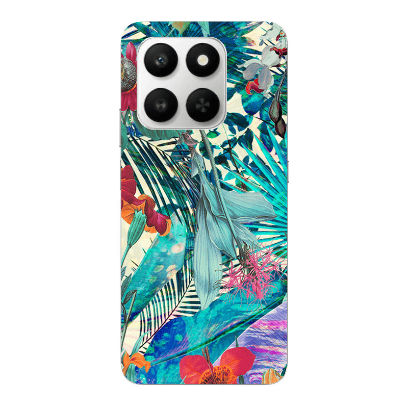 Honor Magic 400 Smart Blue laves tropical Transparent Silicone TPU Θήκη